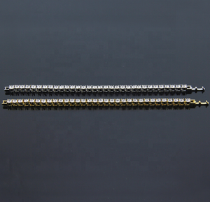 Pulsera de <span class=keywords><strong>tenis</strong></span> de material de aleación con diamante <span class=keywords><strong>fila</strong></span> única Pulsera de <span class=keywords><strong>tenis</strong></span> <span class=keywords><strong>para</strong></span> los hombres y las mujeres - Product Image 4