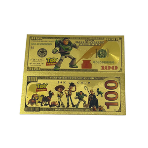 Vente <span class=keywords><strong>en</strong></span> gros de billets Buzz Light Year de 100 dollars de haute qualité billet de banque plaqué feuille d'<span class=keywords><strong>or</strong></span> pvc 24k - Product Image 4