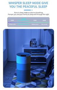 Jnuo Lọc Không Khí Phòng 250m3/H H13 <span class=keywords><strong>HEPA</strong></span> Không Khí Sạch Hơn Nhà Chế Độ Ngủ <span class=keywords><strong>HEPA</strong></span> Lọc Máy Lọc Không Khí - Product Image 5