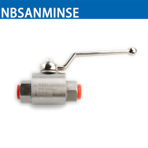 Válvula de Bola Hidráulica NBSANMINSE RKH-G3/8 500 bar de Acero al Carbono de Alta Presión para Sistemas de Ingeniería - Product Image 1