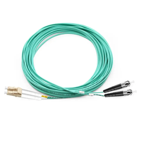 Cordon de brassage fibre optique duplex LC/UPC-FC/UPC OM1/2/3, le plus vendu, prix usine le plus bas
