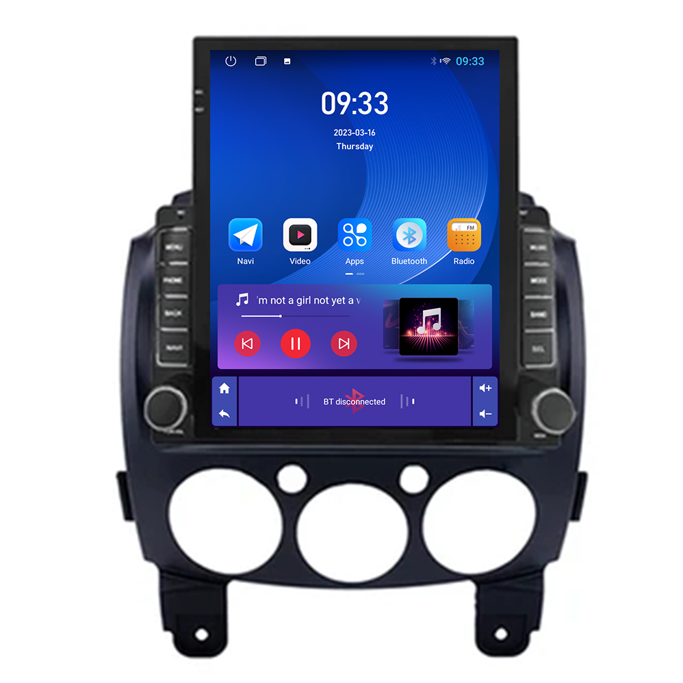 Für Mazda 2 2007-2013 Autoradio Apple Carplay Android 15.0