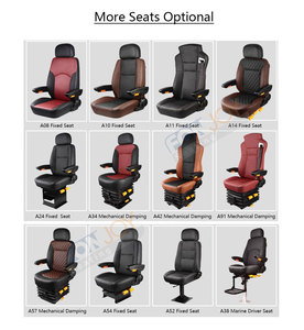 大型クッション高さ調整可能カードライバーシート機械固定ベースバン、トラック、エンジニアリング車両 - Product Image 6