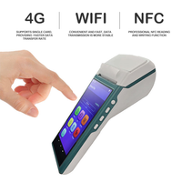 Terminal POS Genggam Printer Thermal 58mm, Riwayat Konsumsi Isi Ulang, Mesin POS Genggam untuk Pusat Permainan FEC Arcade