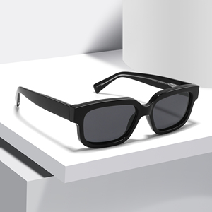 2025 moda nuevo diseño Vintage gafas de sol acetadas gran oferta buena calidad TR90 gafas de sol cuadradas polarizadas - Product Image 3