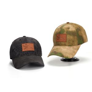 Chapeau de camouflage réglable Logo personnalisé Broderie Casquettes de baseball Tissu commun Caractéristique Fabricants Conception de camouflage personnalisée - Product Image 6