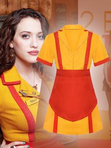 Hit 2 Broke Girls Fast Food Overoles Disfraces de Halloween Cosplay Uniformes 2 - Product Image 2