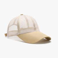 Gorras de Béisbol de Malla de 6 Paneles al por Mayor, con Logotipo Personalizado, para Verano, Viajes y Senderismo, Gorras Transpirables para Hombre y Mujer