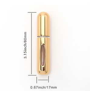 Phun nước hoa chai xách tay mini bơm lại nước hoa phun chai phun mùi hương bơm trường hợp bơm lại nhôm 5ml mỹ phẩm - Product Image 5