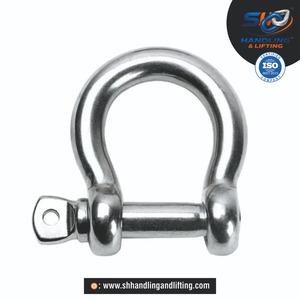 Manille de boulon à écrou robuste en acier inoxydable SS316 pour quincaillerie marine, levage, remorquage et navigation - Product Image 1