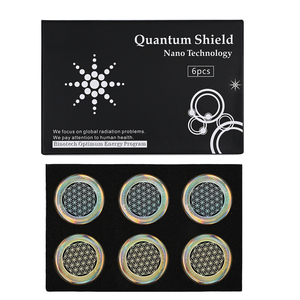 6 Piezas de <span class=keywords><strong>Pegatinas</strong></span> Antirradiación Quantum Shield de Protección contra la Radiación <span class=keywords><strong>para</strong></span> Teléfonos <span class=keywords><strong>Móviles</strong></span>, Adhesivo Circular Armonizador EMF 5G - Product Image 5