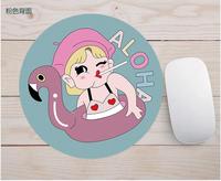 Alas Mouse Bentuk Bulat 20cm*20cm Cetak Transfer Kustom Harga Murah