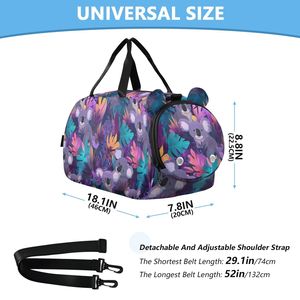 Bolsa de deporte personalizada con logo de koalas australianos, estampada con animales, para niños, para viajes, gimnasio, para niñas y niños - Product Image 3