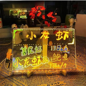 Schermo di visualizzazione a LED <span class=keywords><strong>per</strong></span> la ricarica di illuminazione del mercato notturno di bordo pubblicitario fabbrica-Made acrilico Board <span class=keywords><strong>per</strong></span> aziende ospedali - Product Image 2
