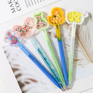 DM900 oso pato mariposa conejito Cordero lindo Animal en forma de resina coctelera fundición bolígrafo moldes de silicona arena movediza herramientas para hacer bolígrafos - Product Image 3