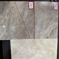 Dalles de quartz en pierre artificielle effet miroir 'Lake Spring Dawn' pour dessus de table Taj Mahal, panneaux muraux, armoires et escaliers