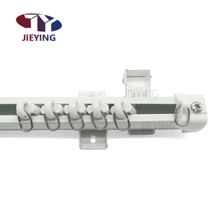 Jieying nhôm thời trang đơn giản trượt cửa sổ Rèm đường sắt RUNNERS lõm trần nhôm Rèm theo dõi đường sắt - Product Image 3