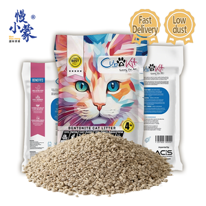Hochwertige Biologisch Abbaubare Staubarme Umweltfreundliche Schnell Klumpende Katzenstreu mit Mehreren Düften für Mehrkatzen-Haushalte - 4kg - Product Image 1