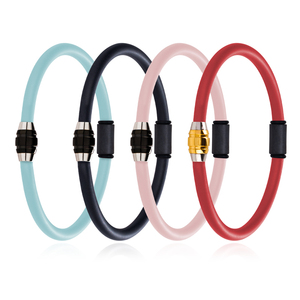 Bracelet de santé en <span class=keywords><strong>silicone</strong></span> durable Bracelet anti-interférence magnétique durable Accessoire de guérison infrarouge lointain à la mode - Product Image 2