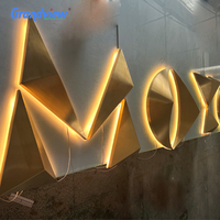 Letras Metálicas Personalizadas con Luces LED, Letrero Comercial con Logotipo, Letras 3D LED para Exteriores, Letreros para Edificios y Oficinas, Letrero Metálico Iluminado Publicitario