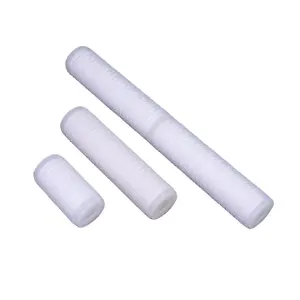 10/20/20/40 Inch Sediment Water Filter Water Treatment High Flow Filter Cartridges PP Pleated for Liquid Filtration