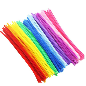 Fábrica Atacado diy pipe cleaners listra <span class=keywords><strong>chenille</strong></span> haste <span class=keywords><strong>Chenille</strong></span> Stem - Product Image 2