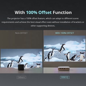 Proyector DLP Láser 4K, Mini <span class=keywords><strong>Cine</strong></span> <span class=keywords><strong>en</strong></span> Casa, Televisor 3D, Full HD 720P, Recargable, Proyector de <span class=keywords><strong>Cine</strong></span> para Exteriores con Wifi 5G y Panel Táctil - Product Image 4