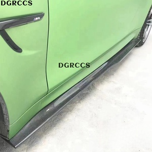 For 3 Series F30 2012-2018 PSM Style True Carbon Fiber Polished Side Skirt with Easy Installation and Side Wings - Product Image 5