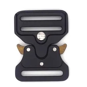 Cinto de Fivela personalizada Tático Fivelas Para Cinto de Metal Forte Puxar Estilo Militar Heavy Duty Quick Release Buckle Para O Cão