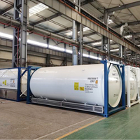 Conteneur-citerne ISO en acier inoxydable de 20 pieds, 24000 L, DME (diméthylether), GPL, Propan, Ammoniac liquide, Pompe à commande à distance