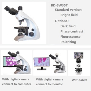 Microscope à champ noir Boshida BD-SW35T-13C avec écran LCD de 13 pouces, caméra numérique intégrée 5MP et logiciel - Product Image 5