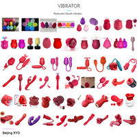 Neuer Rosen-Vibrator für Frauen Großhandel Individuelles Logo Erwachsenen-Sexspielzeug Klitoris-Stimulator Nippel-Klitoris-Sauger Rosen-Vibrator