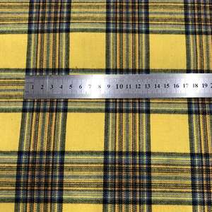 中国工場製 先染め 綿100% フランネル/起毛ツイル チェック/格子柄 生地 - Product Image 5