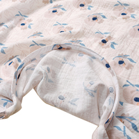 Couverture de poussette multifonctionnelle en coton 100% doux pour la peau du bébé, confortable, respirante, non étouffante, par Happyflute