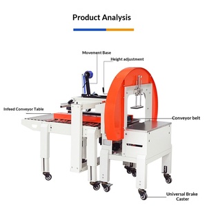 Fully Automatic Sealing Packaging <b>Machine</b> E-commerce Cloud Warehouse Logistics Cardboard <b>Foam</b> Boxes Cross-tie 60kg - Product Image 2