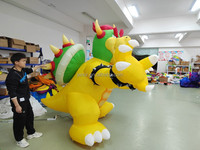 Personnage de jeu gonflable Koopa, Bowser gonflable pour la décoration d'activités thématiques
