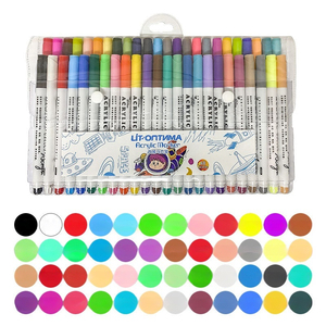 Art Supplies Organizer <strong>Washable</strong> Fabric <strong>Markers</strong> <strong>Washable</strong> Water Based Acrylic <strong>Marker</strong> Paint Graffiti <strong>Marker</strong> Large for Children
