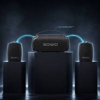 Système audio sans fil SOWO 2.1, 110W RMS, système de cinéma maison, ensemble de haut-parleurs satellites LE Auracast pour salon, jeux