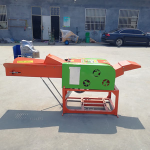 Chaff Cutter Straw Crusher 2 <b>Rollers</b> 6 <b>Blades</b> Electric Single Phase Feed Processing Machine For Cattle Sheep - Product Image 4
