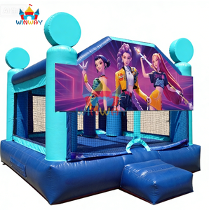 Castillo Inflable con Tobogán Temático de Demon Hunters de K-Pop - Castillo Inflable para Niños para Fiestas Modernas - Product Image 6