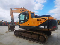 Excavator Crawler Hidrolik R215 yang Andal untuk Konstruksi Jalan, Pengembangan Infrastruktur, Pekerjaan Tambang, dan Penanganan Material