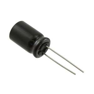 Condensadores Electrolíticos de Aluminio Originales UKL1E4R7KDDANA, 4.7uF ±10% 25V, Montaje a través de Orificio - Product Image 1