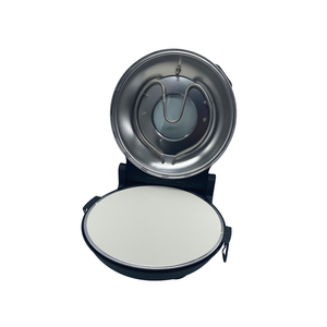 Hogar italiano 12 pulgadas máquina eléctrica de acero inoxidable para hacer Pizza placa de cerámica <span class=keywords><strong>horno</strong></span> de Pizza - Product Image 6