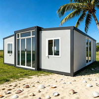 Hondenkennel voor huisdieren, uitbreidbaar sandwichpaneel containerhuis 20ft, aanpasbaar voor hotel/villa's