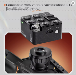 QianLi 6558 Gorilla Trinocularフォーカス調整可能屈折顕微鏡6.5X〜58X高解像度修理実験医学用 - Product Image 3