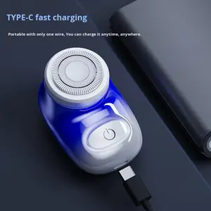 Erkekler için kompakt elektrikli tıraş makinesi tam vücut yıkanabilir Mini taşınabilir şarj edilebilir tıraş uzun pil ömrü sınır ötesi USB güç - Product Image 5