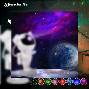 QINGYANG Lampe de bureau LED RVB moderne Projecteur d'étoiles personnalisé avec télécommande Veilleuse étoilée Nouveauté Ombre Design - Product Image 1