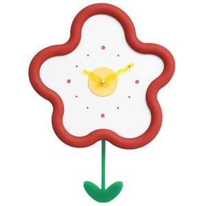 Nordic Style Flower Wall <b>Clock</b> Modern Minimalist Quartz <b>Clock</b> For Living Room Decoration <b>Battery</b> Powered Single Face - Product Image 5