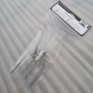 Accesorio para Barbacoa, Tenedor Giratorio para Pollo <span class=keywords><strong>de</strong></span> Doble Punta, Redondo, <span class=keywords><strong>de</strong></span> Acero Inoxidable <span class=keywords><strong>de</strong></span> 22 mm, en Bolsa <span class=keywords><strong>de</strong></span> Plástico con Etiqueta - Product Image 3