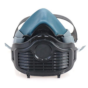 Masker setengah <span class=keywords><strong>Gas</strong></span>, Respirator <span class=keywords><strong>Gas</strong></span> mulut tahan debu untuk industri dengan menggunakan penyaring masker <span class=keywords><strong>Gas</strong></span> setengah wajah masker aksi Kimia - Product Image 6